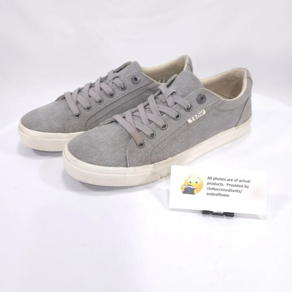 Taos Plim Soul Casual Lace Up Sneaker Shoe Womens Size 9.5 PLS-13644 Gray